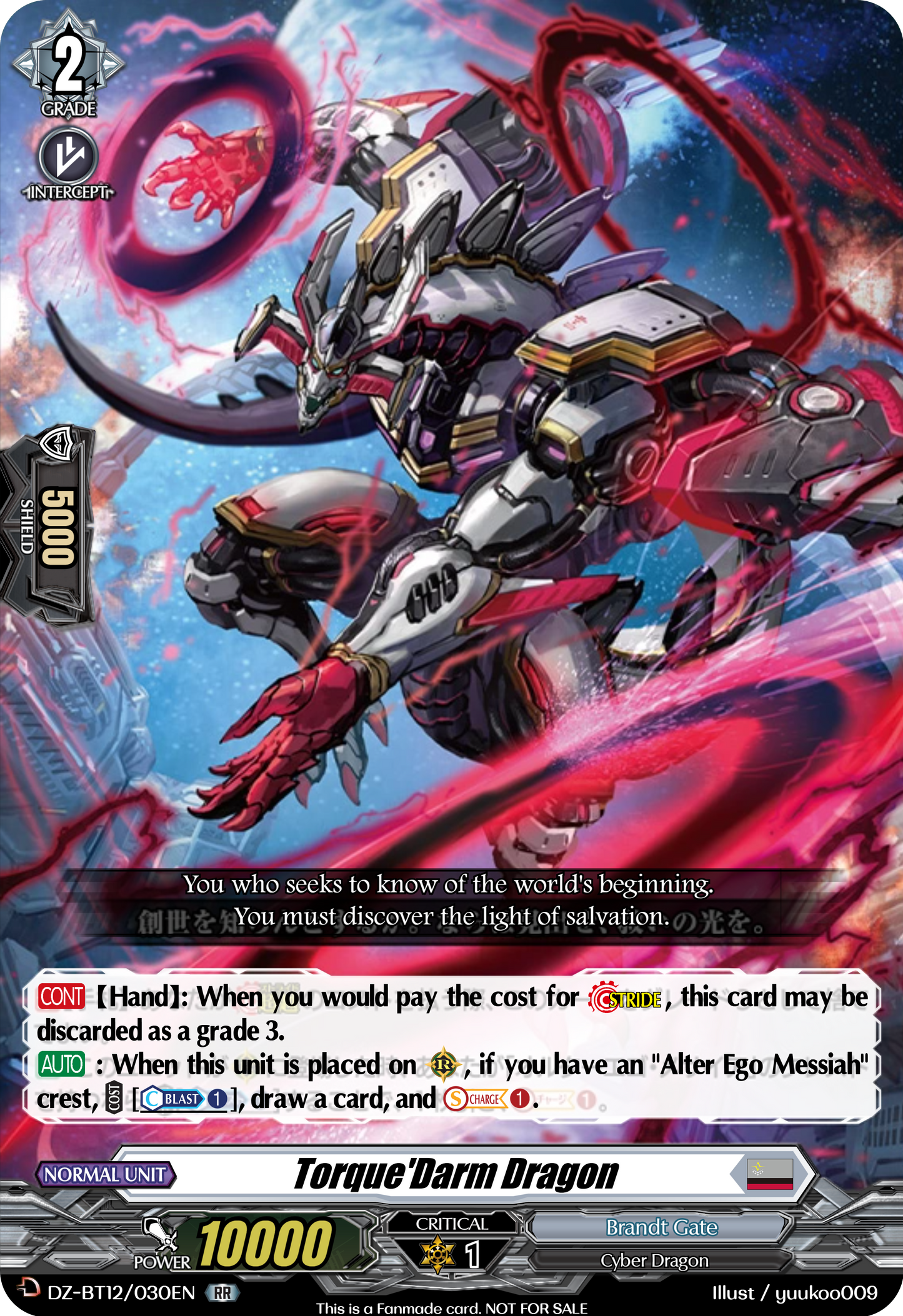 VGE-DZ-BT12: Alter Ego Messiah Split Playset